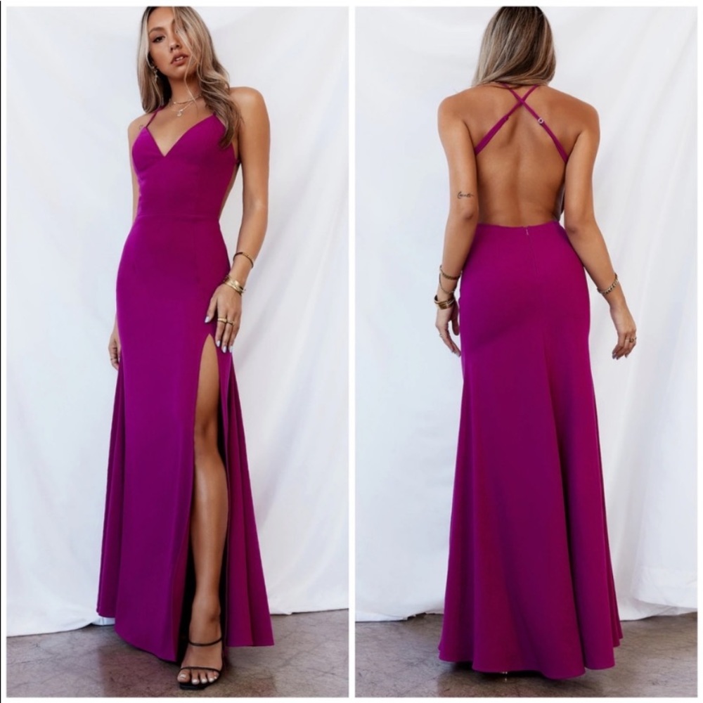 Hello Molly Formal Dress Aquarius Rising in Purple NWT!!!!
